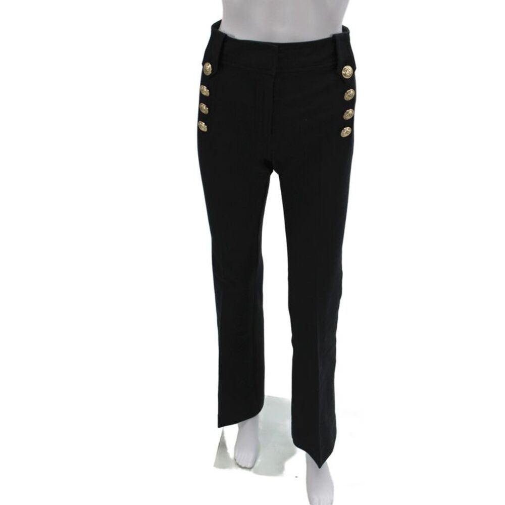 Derek Lam 10 Crosby Women Dress Pants Black Button Size 2